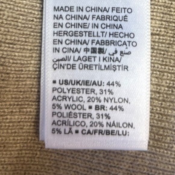 The Drop Catalina Bralette Knit Crop Top Womens 5x Heather Sand New - Picture 6 of 9